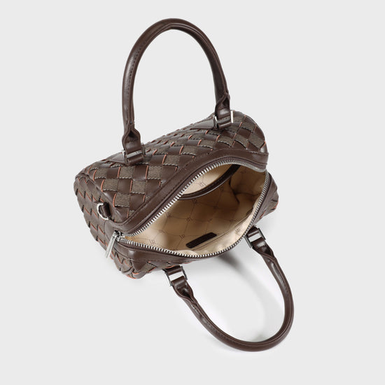 Borsa a mano TWIST- BROWN