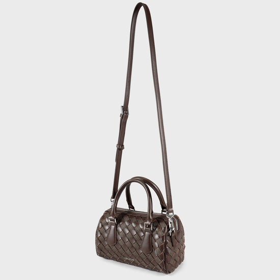 Borsa a mano TWIST- BROWN