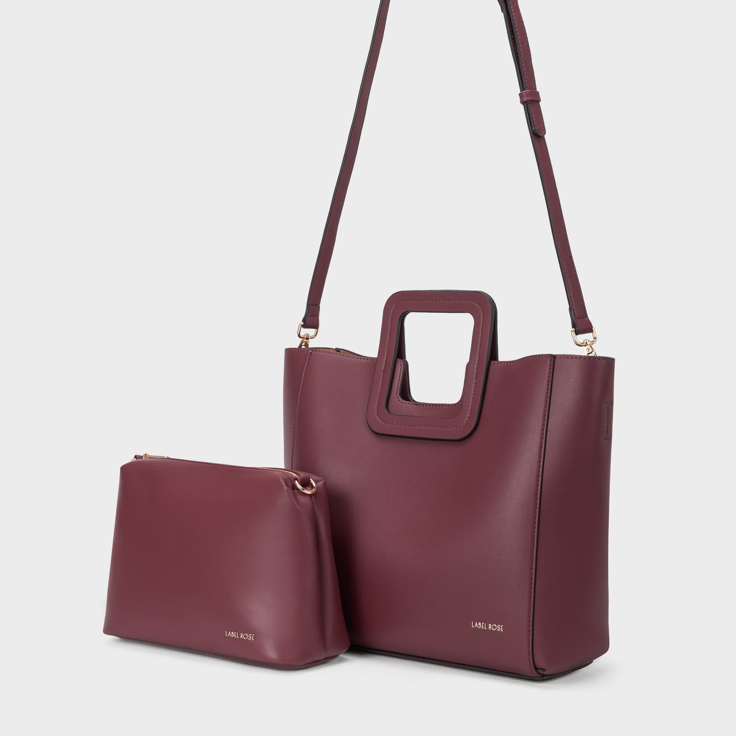 Borsa a mano OLIVIA - BURGUNDI