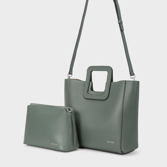 Borsa a mano OLIVIA - VERDE SALVIA