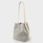 Borsa a secchiello WILLOW - PANNA