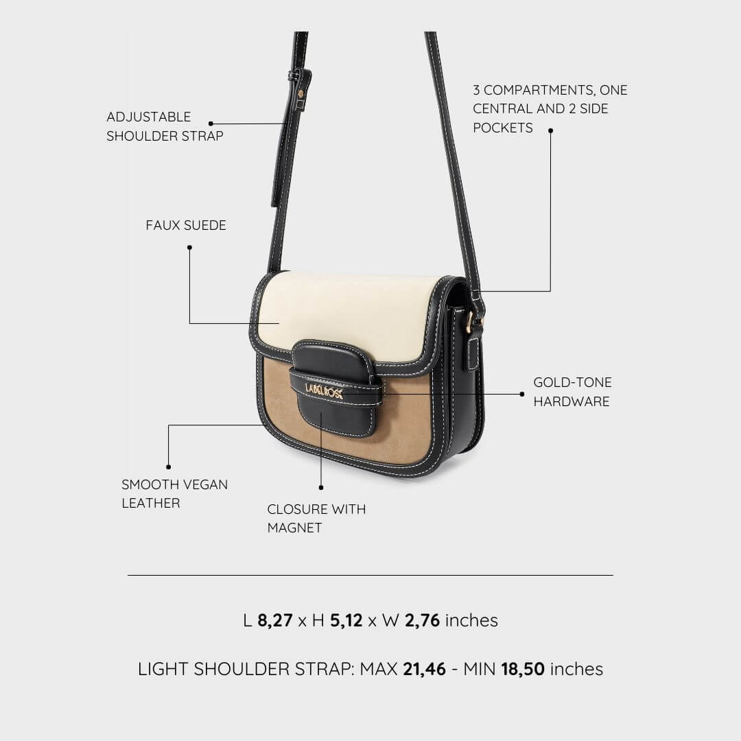 ADDISON saddle shoulder bag - CREAM