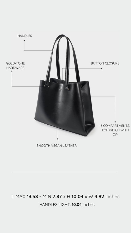 Shopper bag ANGIE - BLACK