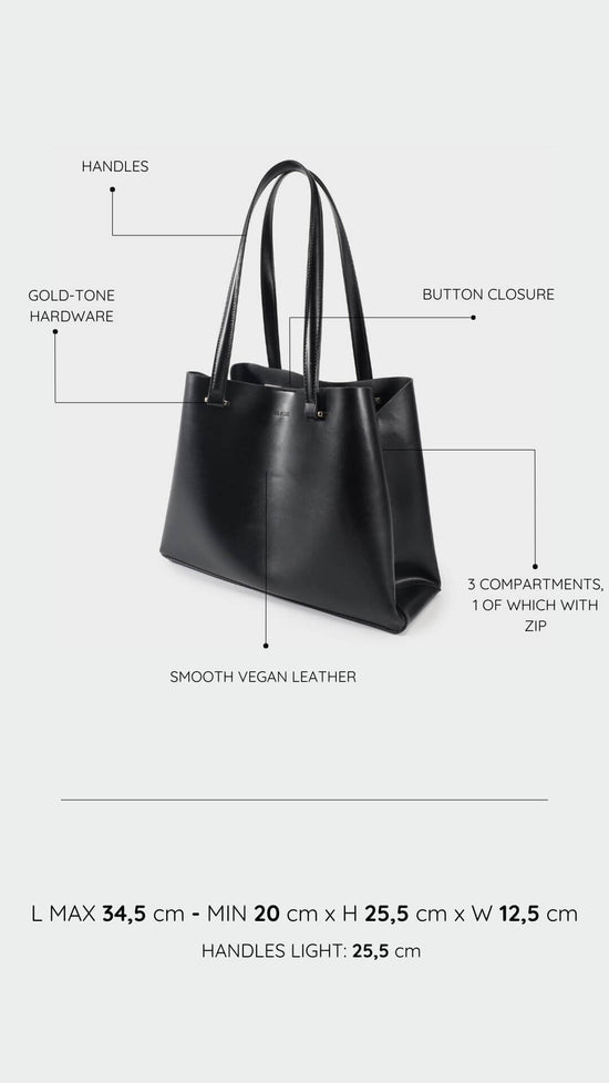 Shopper bag ANGIE - BLACK