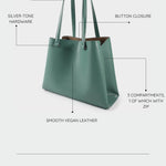 Shopper bag ANGIE - GREEN