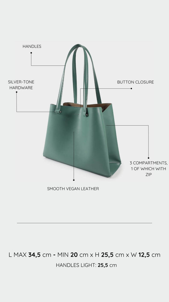 Shopper bag ANGIE - GREEN