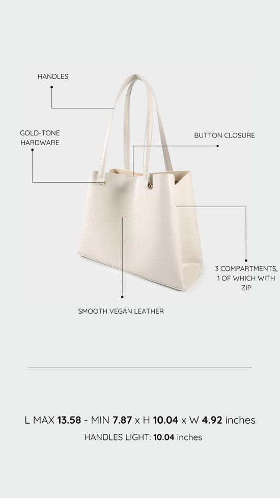 Shopper bag ANGIE - WHITE