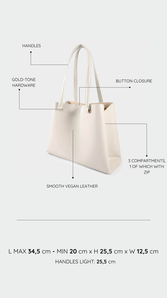 Shopper bag ANGIE - WHITE