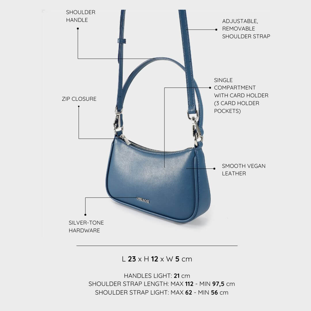 EMMA Mini Shoulder Bag - BLUE