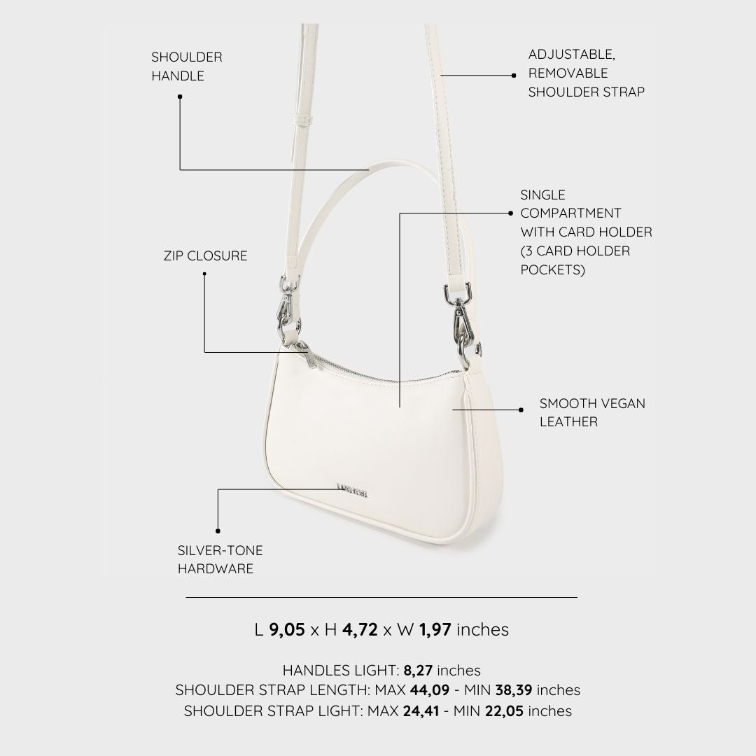 EMMA Mini Shoulder Bag - CREAM