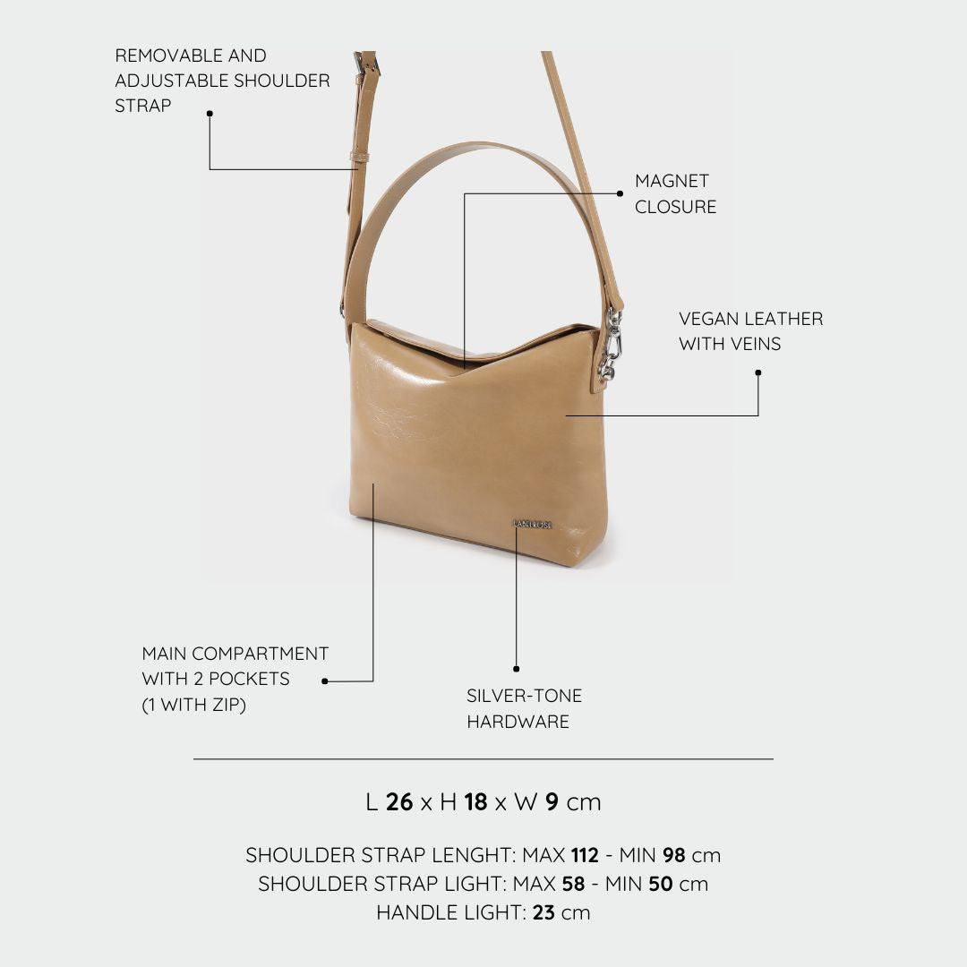 Borsa a spalla EVA - BEIGE