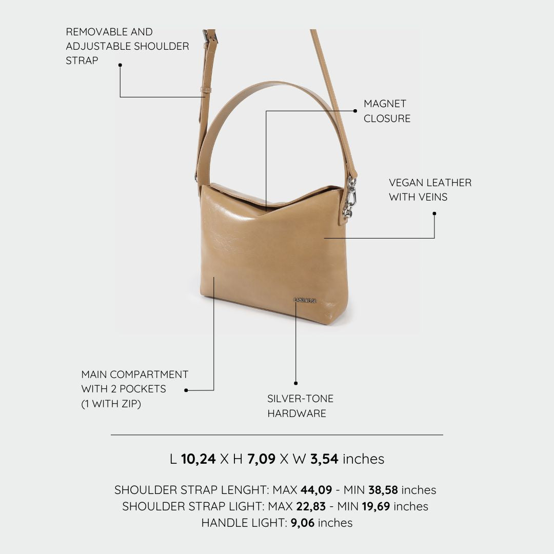 Borsa a spalla EVA - BEIGE