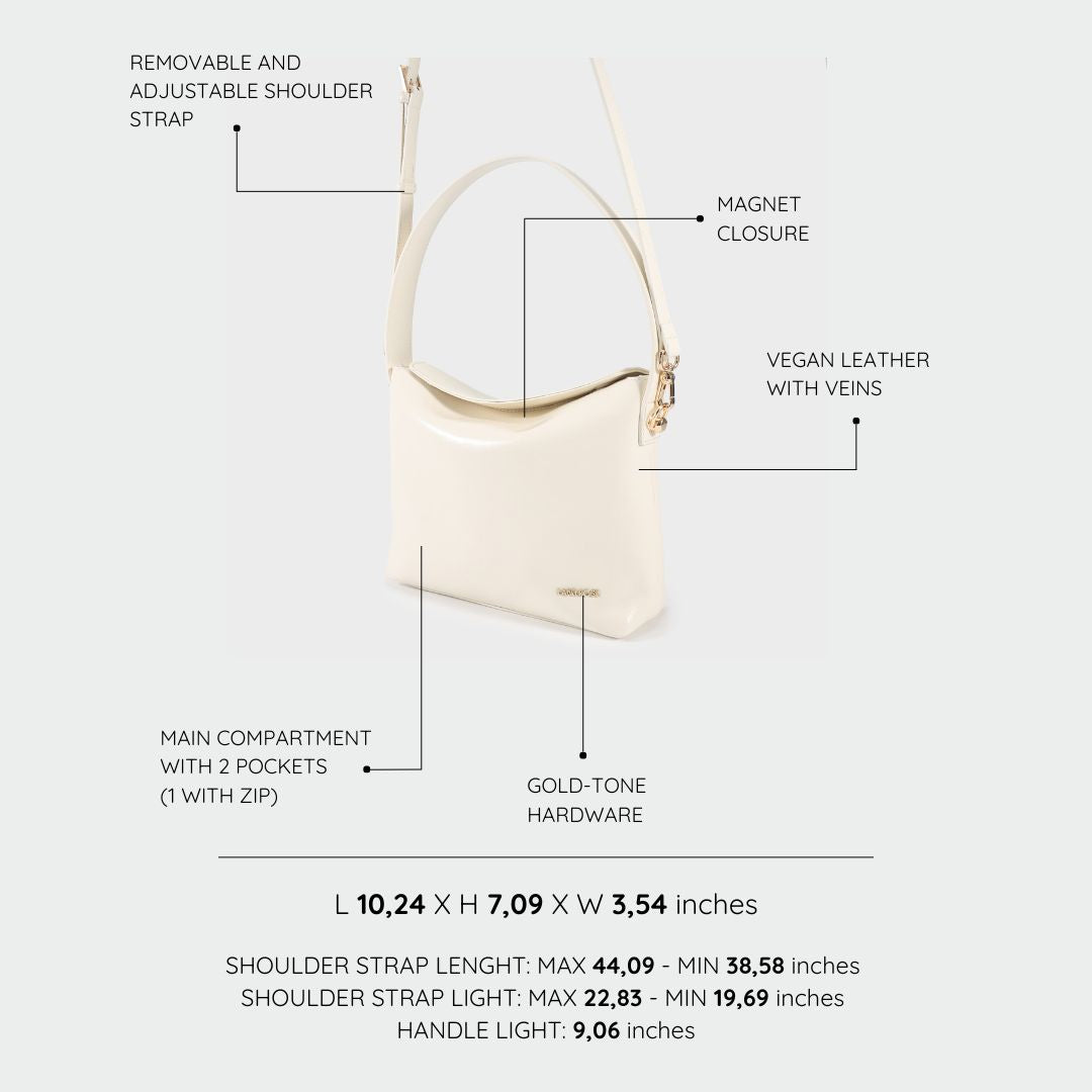 EVA Shoulder Bag - CREAM