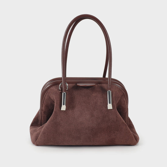 Borsa mini bauletto ALMA - MARRONE