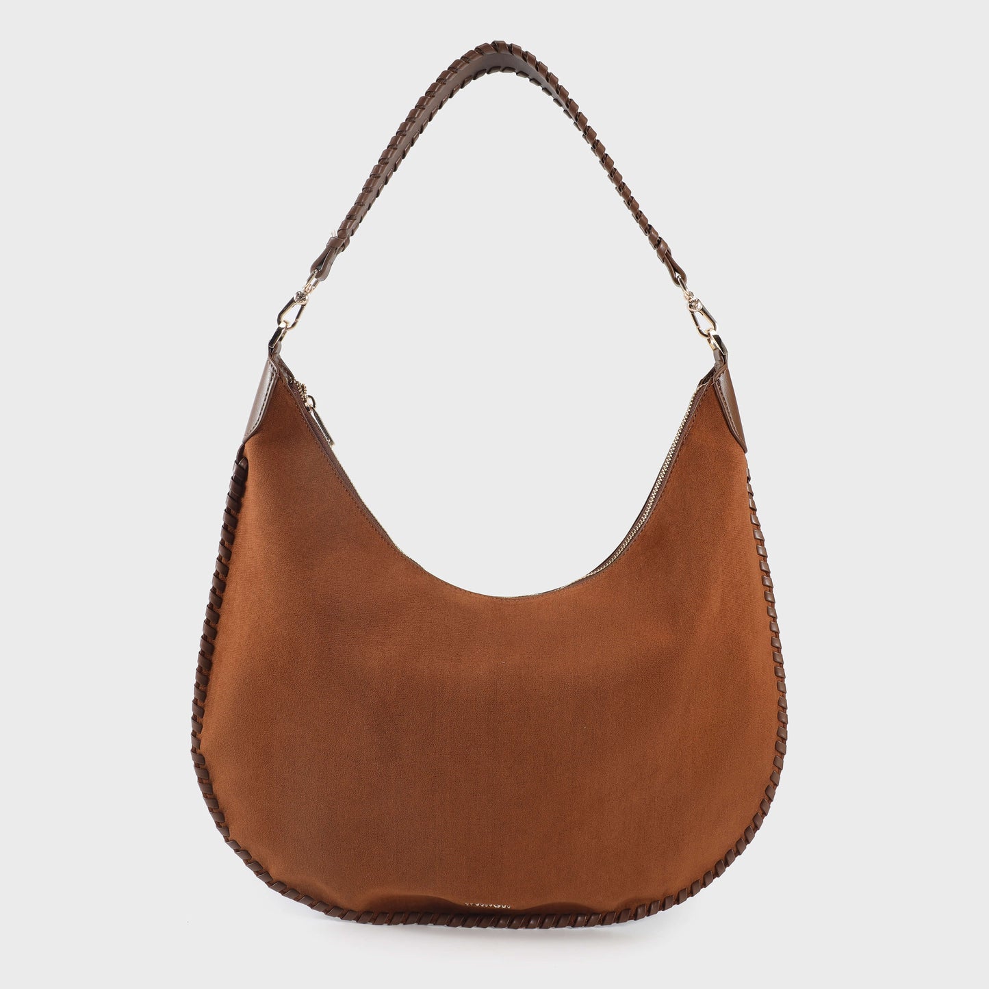 BORSA A SPALLA AURORA - ALMOND