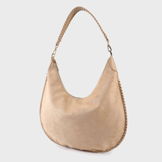 BORSA A SPALLA AURORA - BEIGE