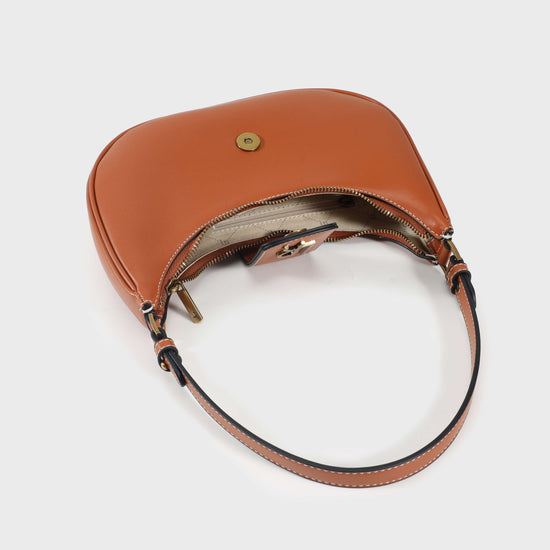 BEA Shoulder Bag - BROWN