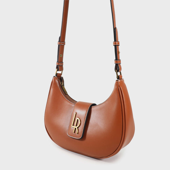 BEA Shoulder Bag - BROWN