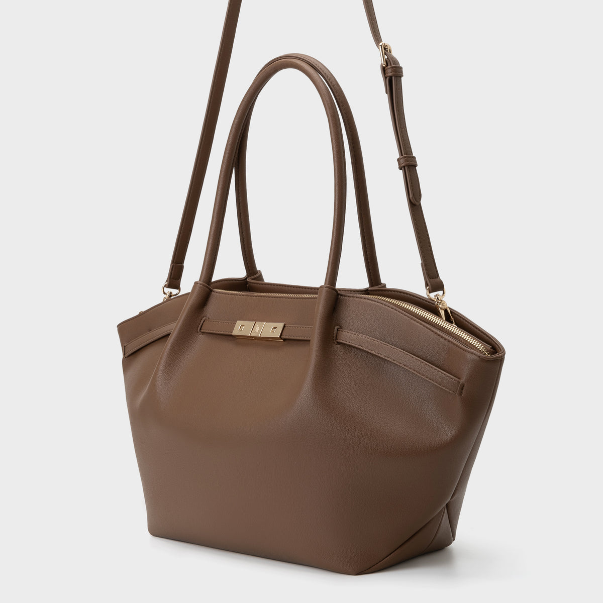 Borsa a spalla BRIELLE BIG - BROWN - PREVENDITA