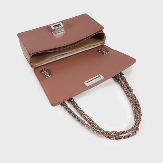 Borsa a spalla BUFFY - MAUVE