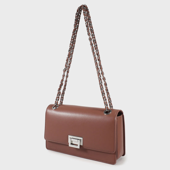 Borsa a spalla BUFFY - MAUVE