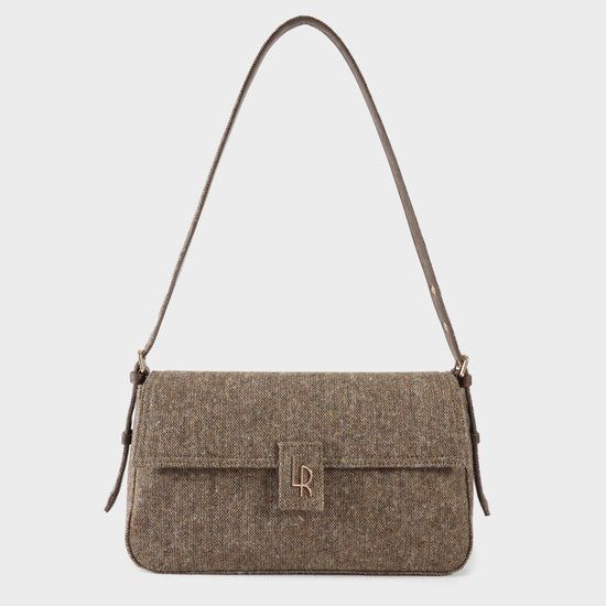 CAROLINE Shoulder Bag - BROWN