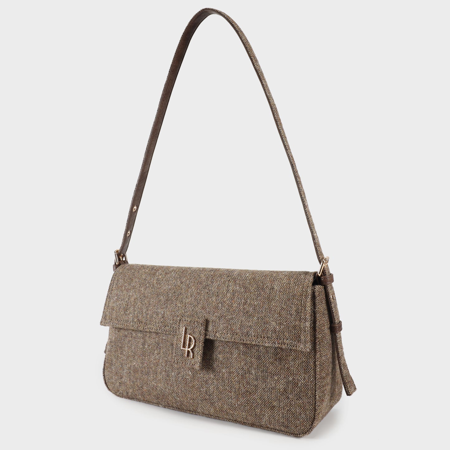 CAROLINE Shoulder Bag - BROWN