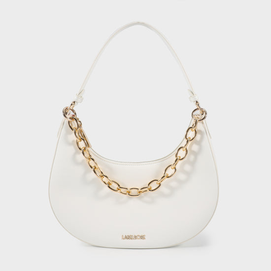 Borsa a spalla CLAIRE - BIANCO