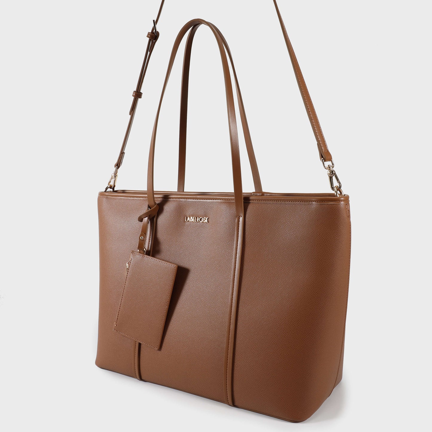 Shopping bag a spalla CLARISSA - CUOIO