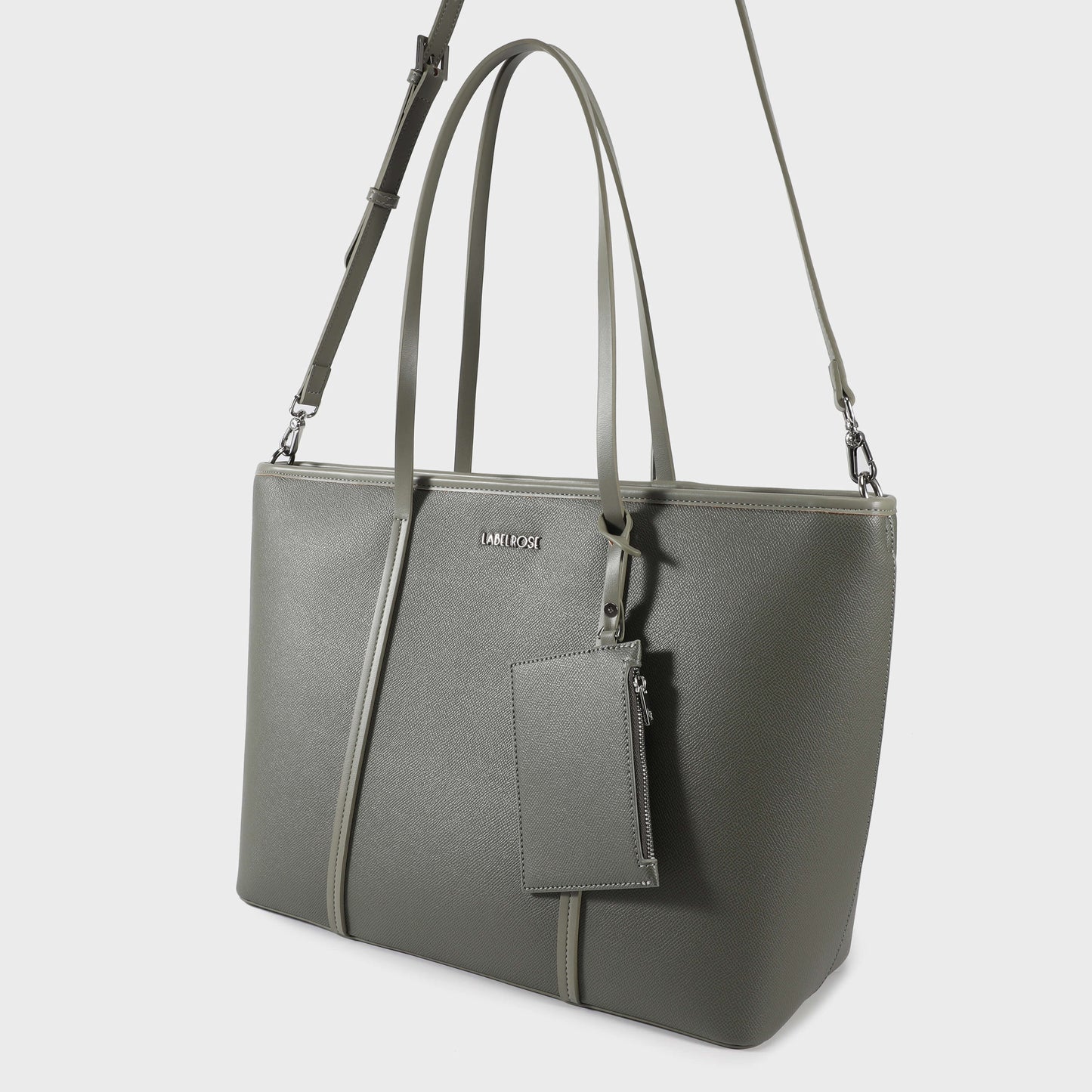 Shopping bag a spalla CLARISSA - VERDE