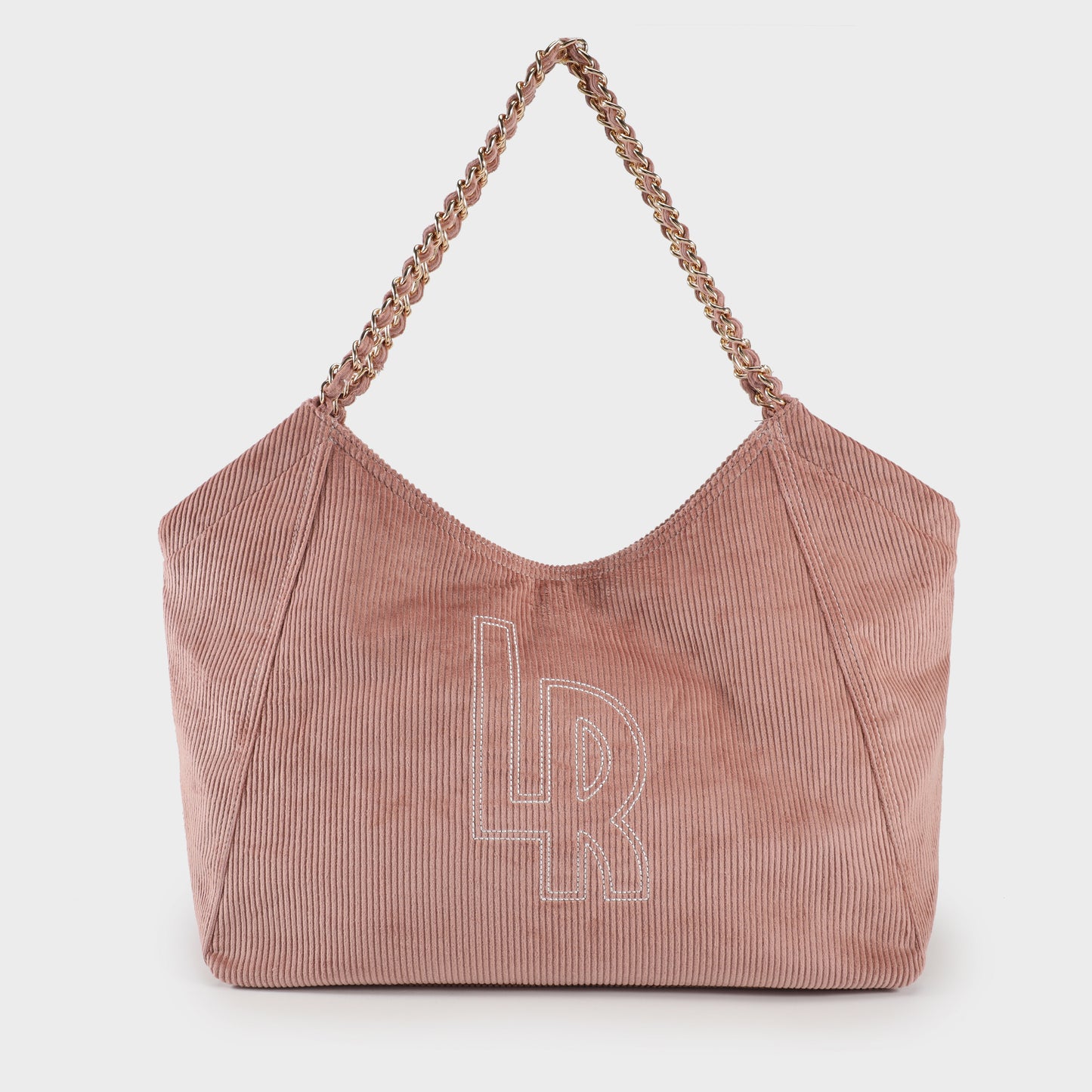 CORINNE WOOL Shoulder Bag - NUDE PINK