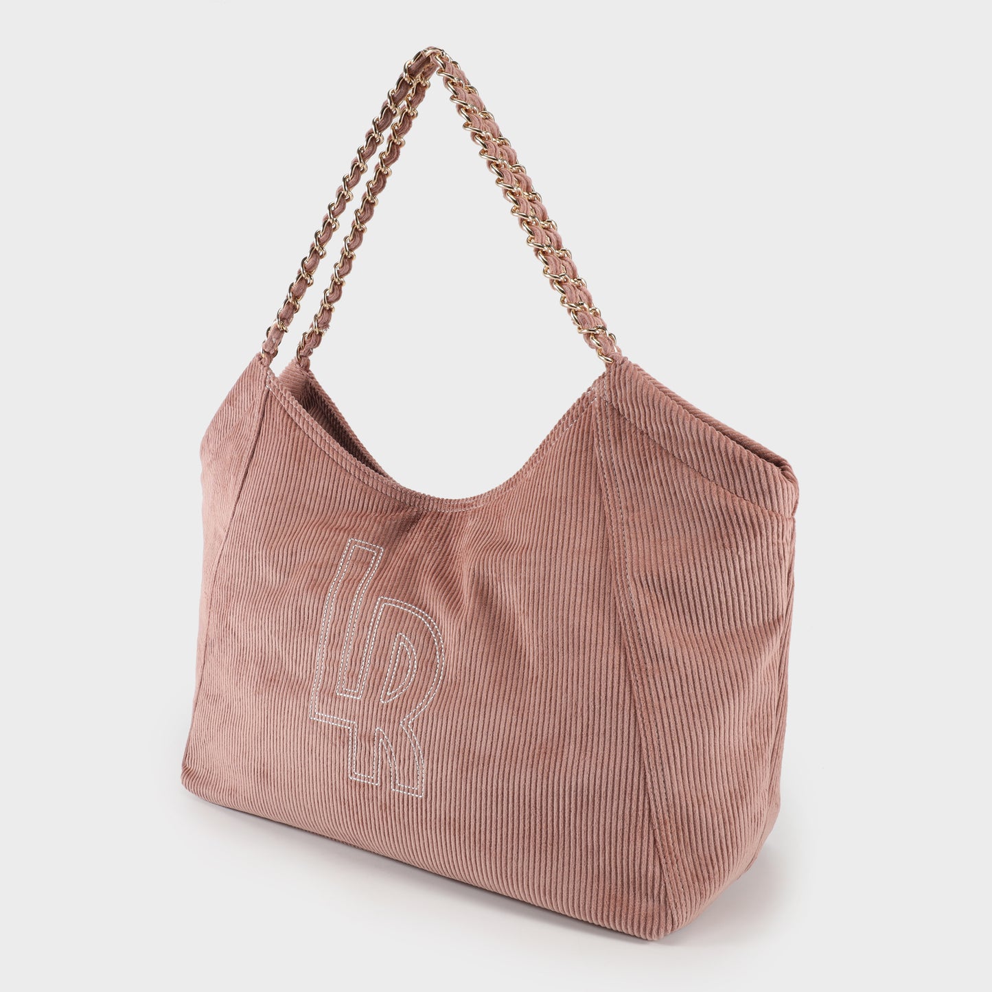 CORINNE WOOL Shoulder Bag - NUDE PINK