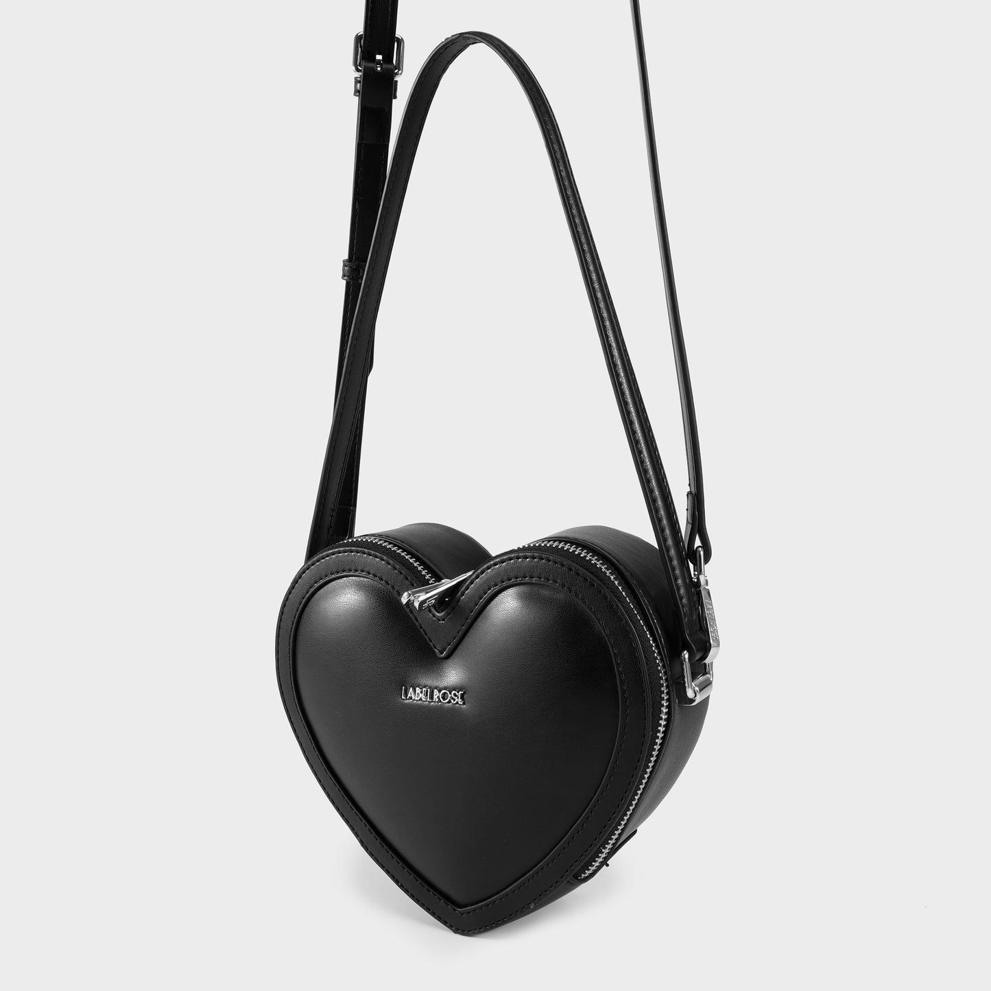 Borsa a spalla CUPID - NERO SILVER