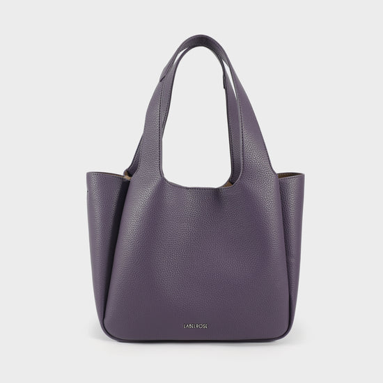 DAISY BIG Handbag - PURPLE