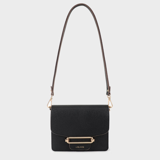 DELIA Shoulder Bag - BLACK 