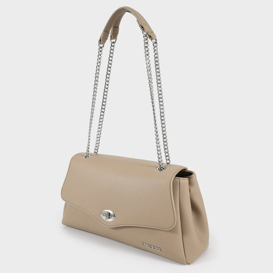 DOTTIE Shoulder Bag - BEIGE