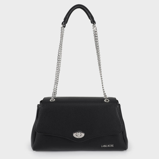 Borsa a tracolla DOTTIE - NERO SILVER