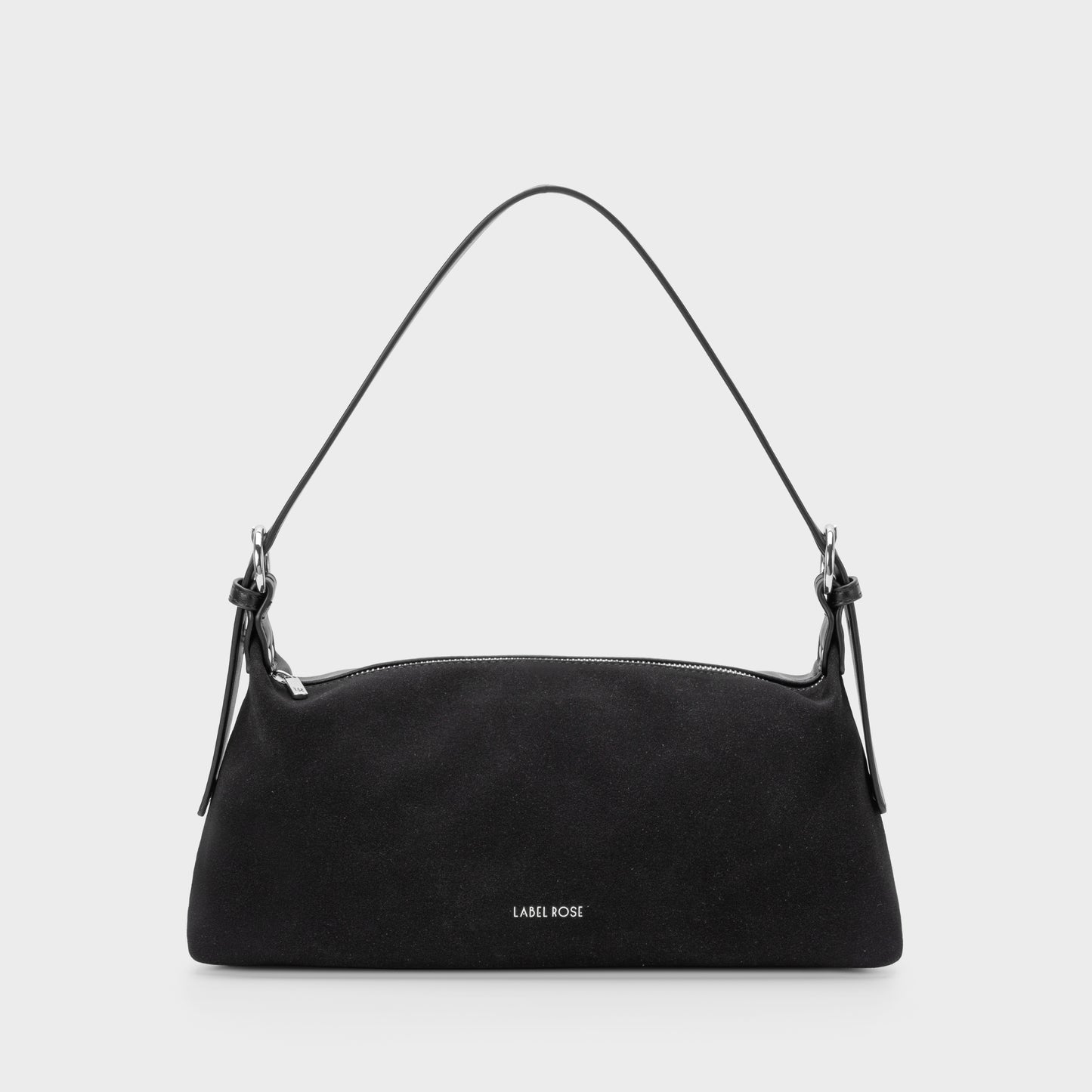 Borsa a spalla DUA - BLACK SILVER