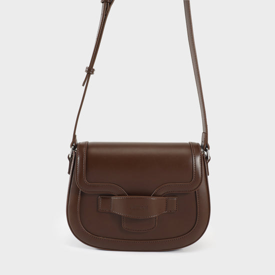 EDITH Shoulder Bag - BROWN