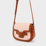Bolso de hombro EDITH - MELOCOTÓN