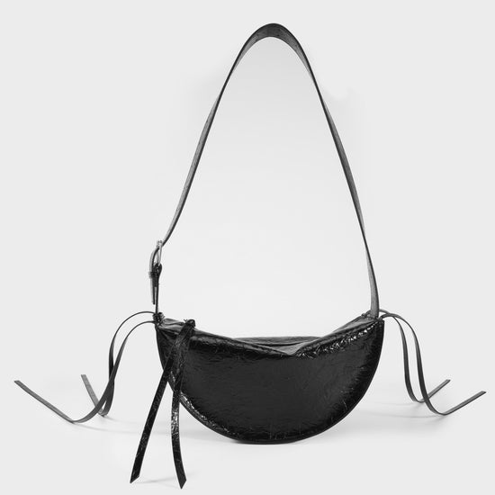 Borsa a spalla EMILY - BLACK SILVER