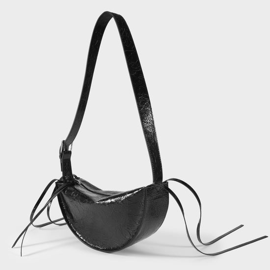 Borsa a spalla EMILY - BLACK SILVER