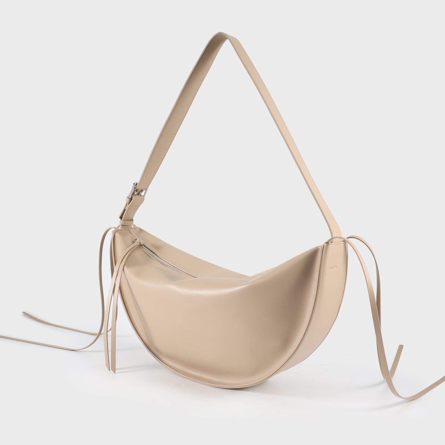 EMILY BIG Shoulder Bag - BEIGE