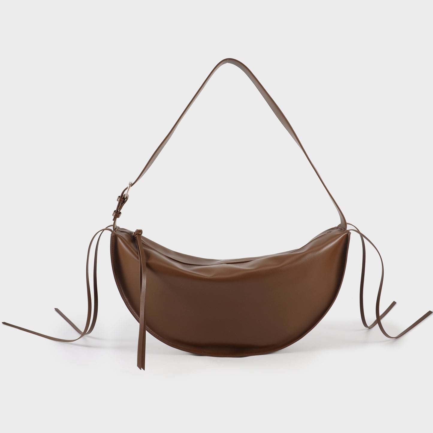 EMILY BIG Shoulder Bag - BROWN