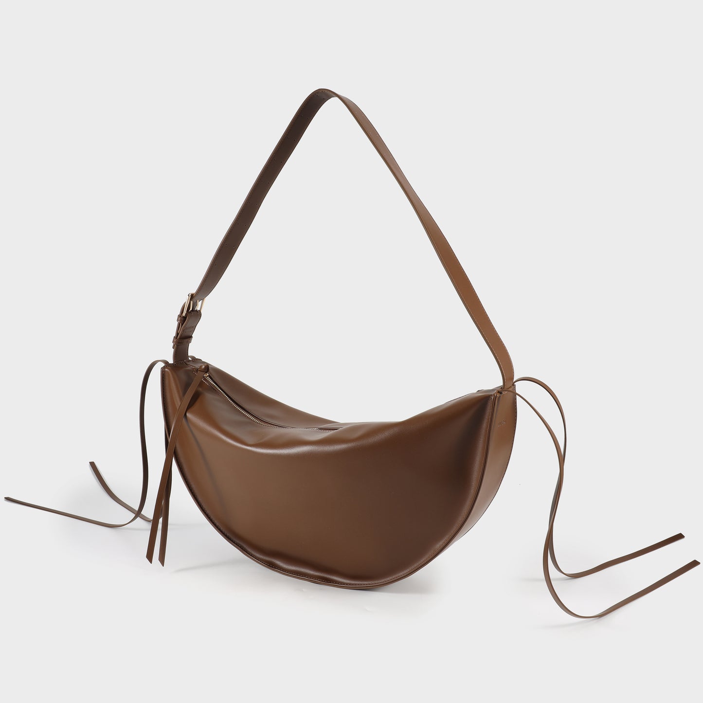 EMILY BIG Shoulder Bag - BROWN