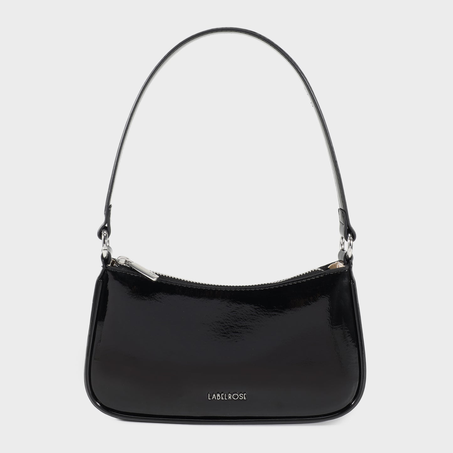 Borsa a spalla EMMA VERNICE - BLACK