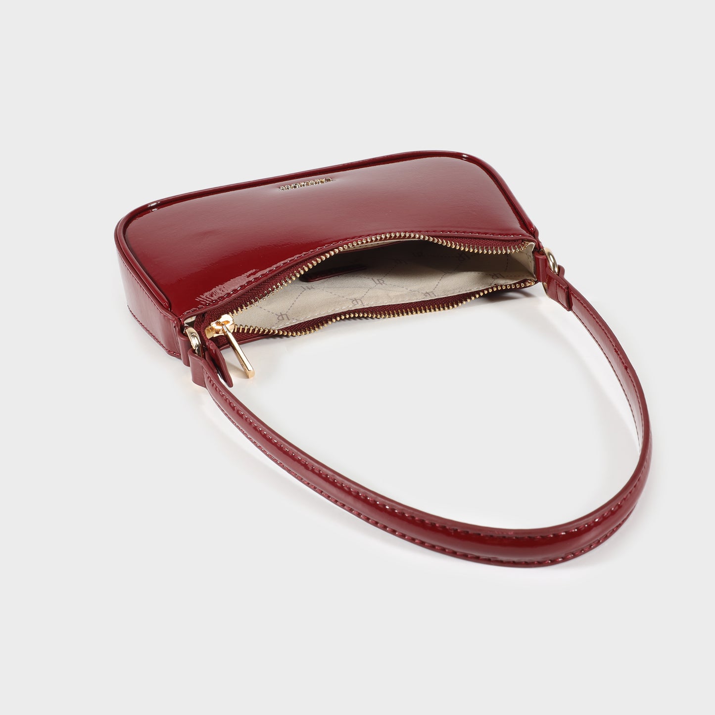 Borsa a spalla EMMA VERNICE - CHERRY