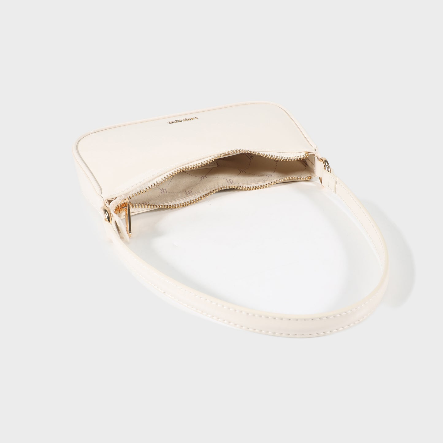 Borsa a spalla EMMA VERNICE - CREAM