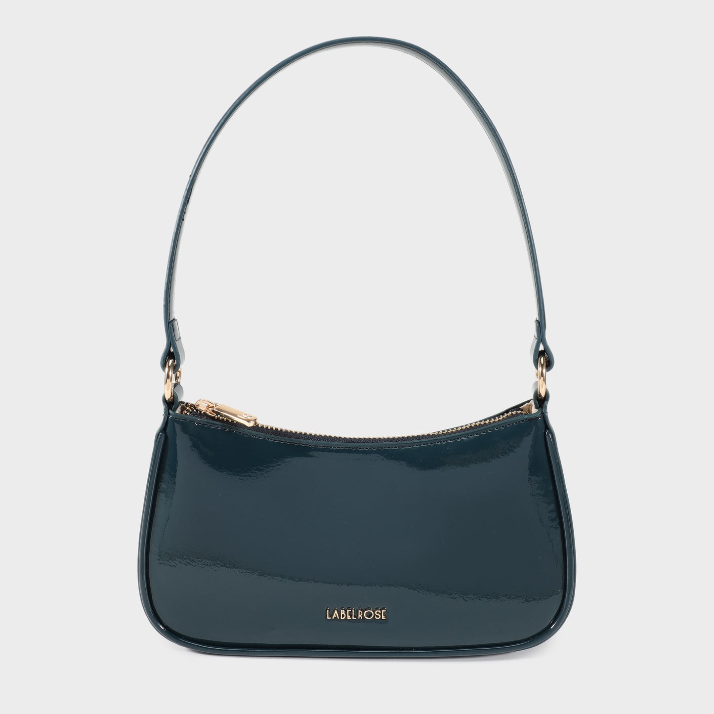 Borsa a spalla EMMA VERNICE - TEAL
