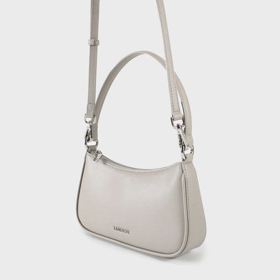 EMMA Mini Shoulder Bag - PEARL GREY